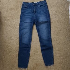 Petite Madewell Skinny Roadtripper Jeans
